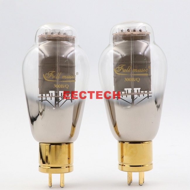 Matched Pair Premium TJ Fullmusic 300B/Q Vacuum Tube Replace 300B Unique  Metal Plate Fantastic Sound (one pairs)